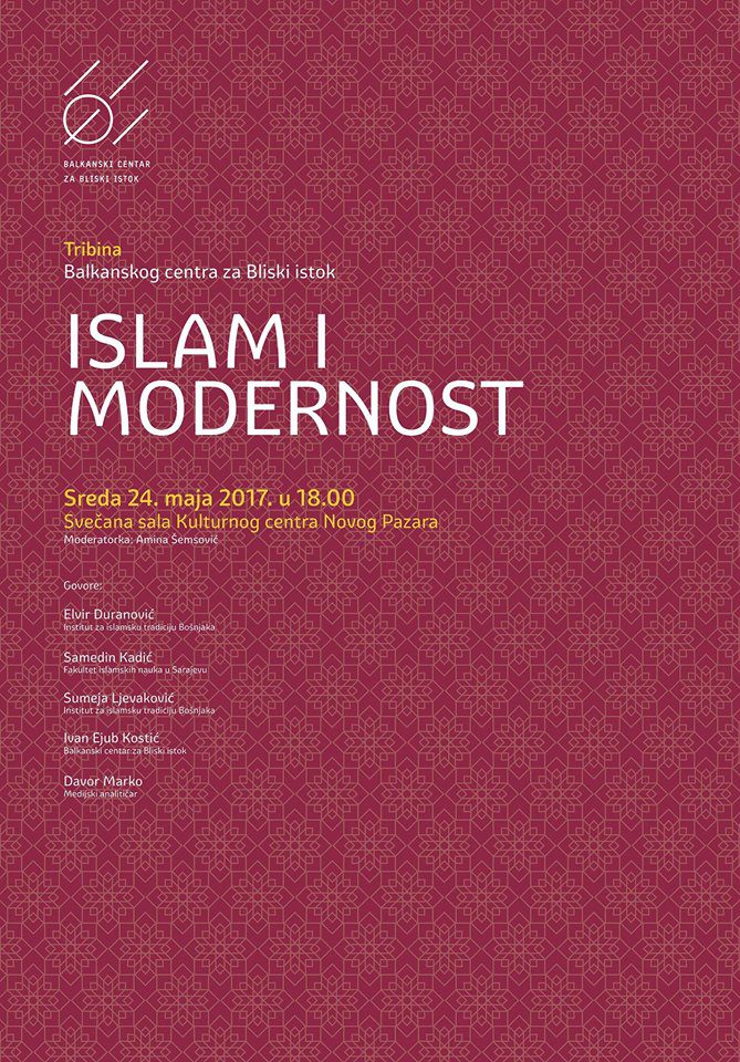 islam i modernost – javna tribina i diskusija