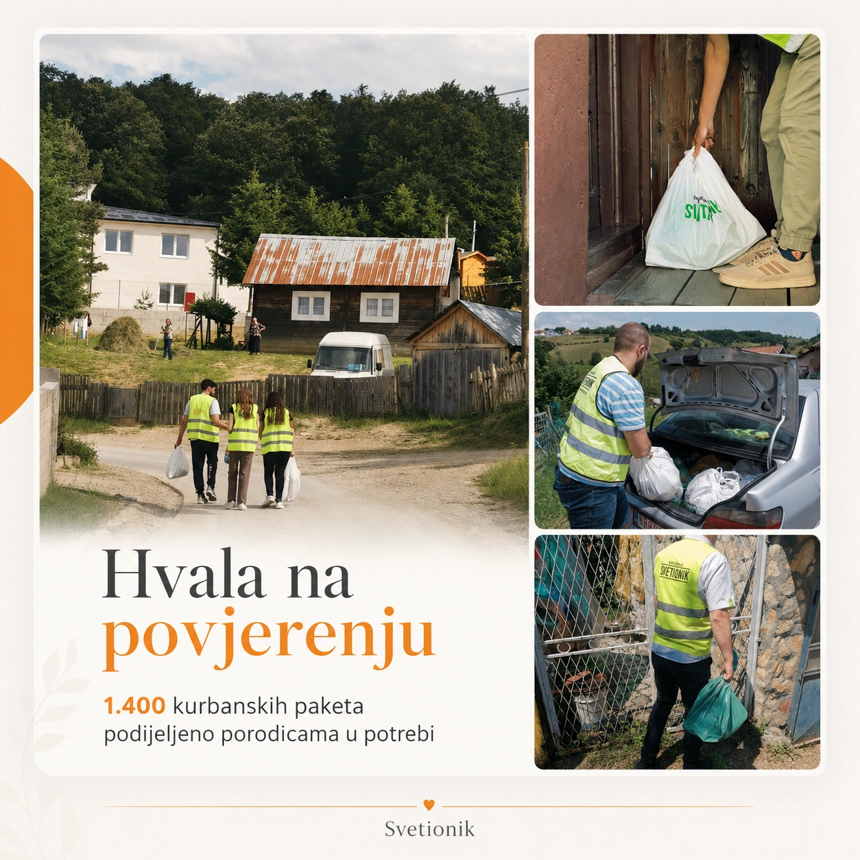 Akcija kurbana 2026 je završena, a pomoć podijeljena porodicama u potrebi
