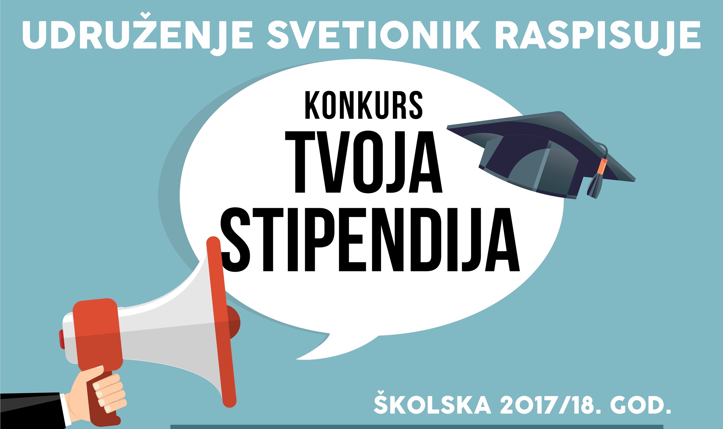RASPISAN KONKURS “TVOJA STIPENDIJA” ZA 2017/18.