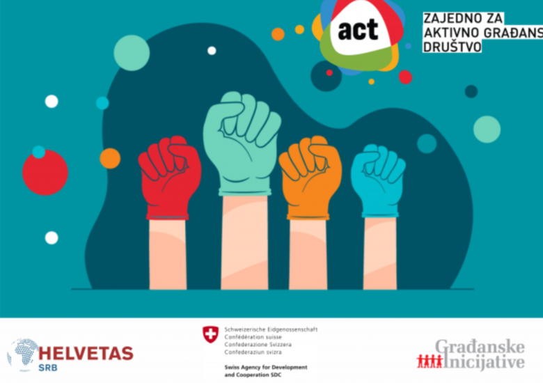 Vizual projekta Zajedno za aktivno građansko društvo (ACT)
