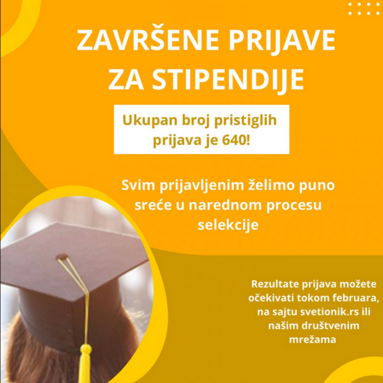 Završene prijave za stipendije