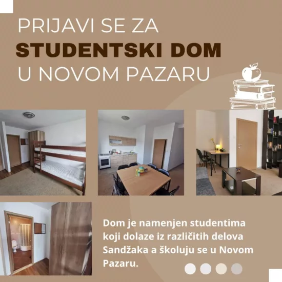 Prijava za studentski dom u Novom Pazaru