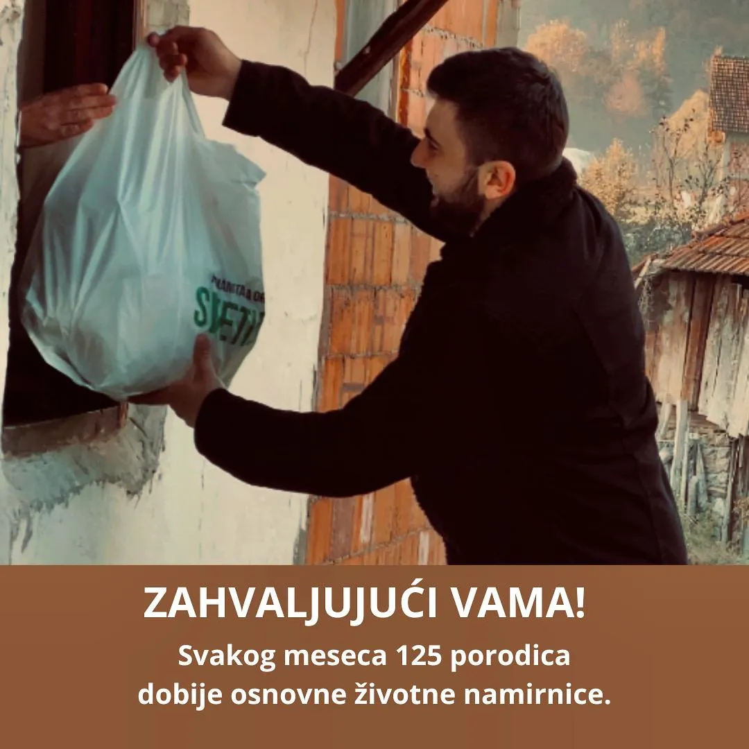 Mesečna podela osnovnih životnih namirnica