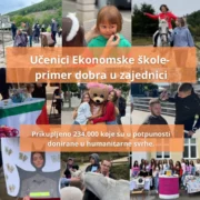 Učenici ekonomsko – trgovinske škole – primjer dobra u zajednici