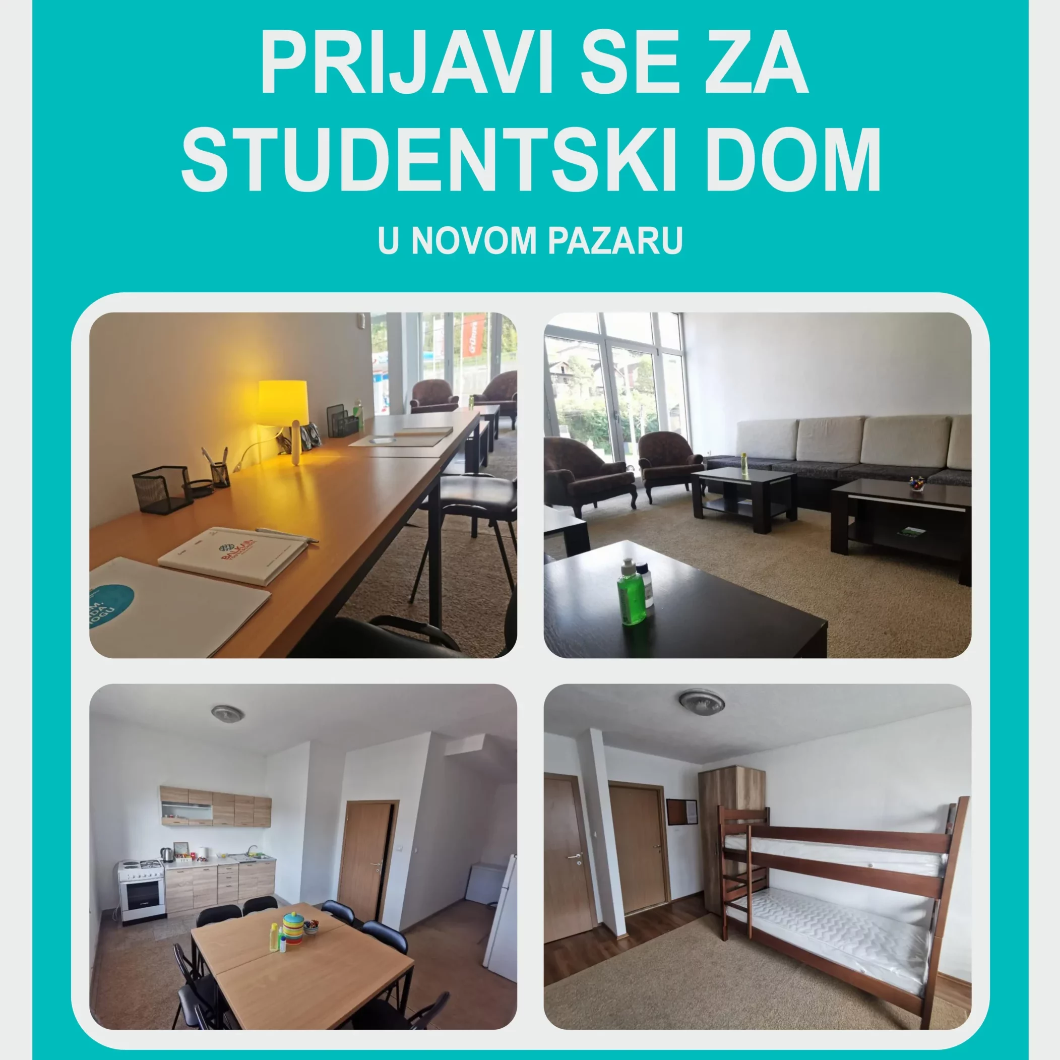 Otvorene prijave za Studentski dom u Novom Pazaru!