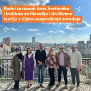Radni sastanak tima Svetionika i Instituta za filozofiju i društvenu teoriju s ciljem unapređenja saradnje