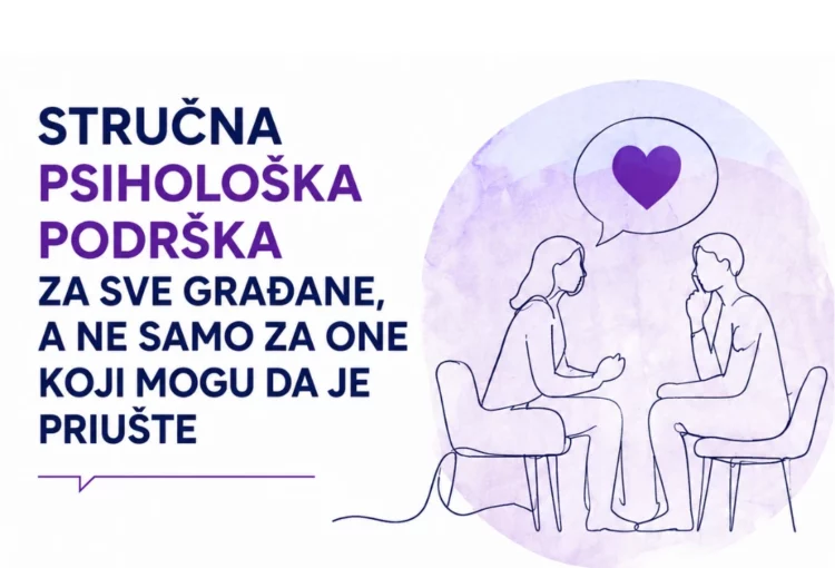 Mentalno zdravlje nije privilegija: Psihološka podrška za sve građane