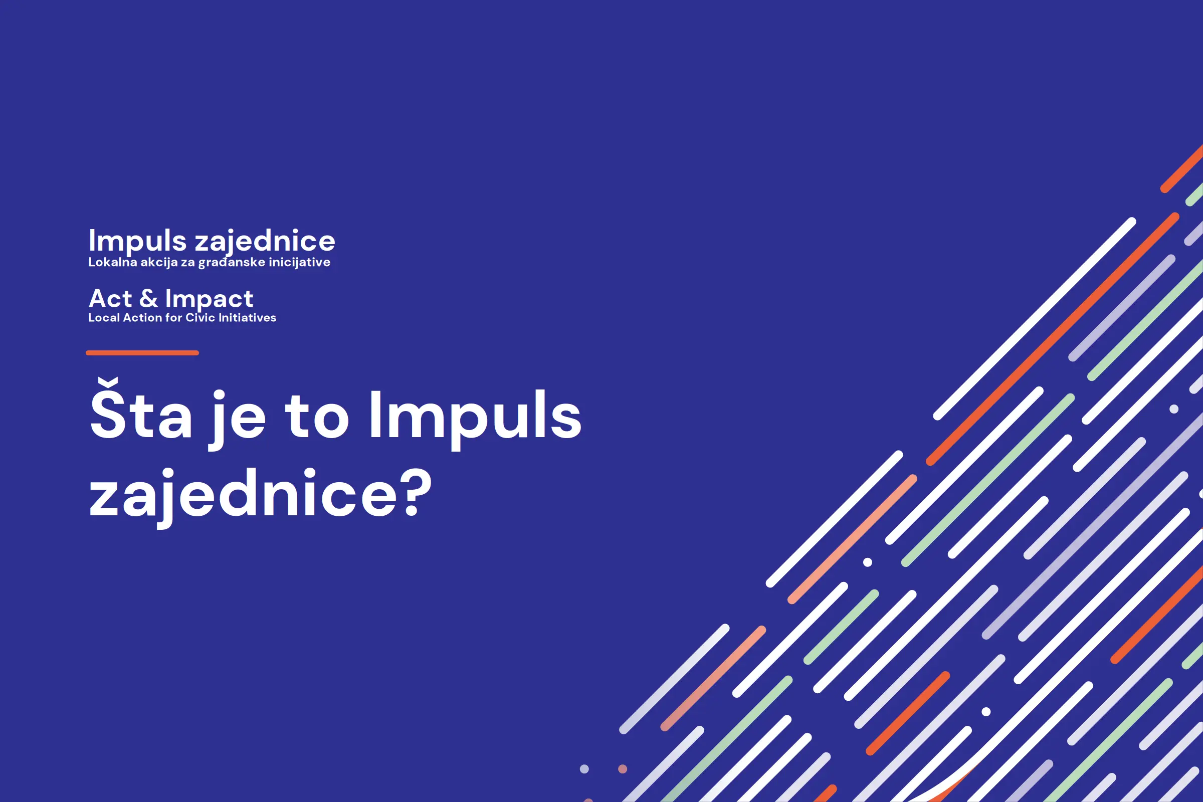 Šta je to Impuls zajednice?