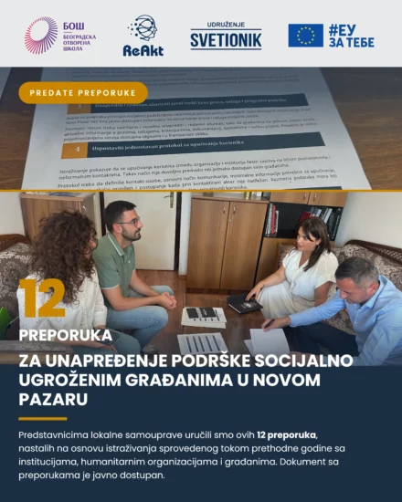 Istraživanje završeno: Preporuke predate